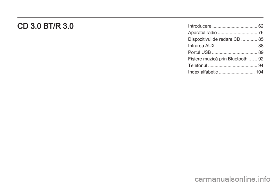 OPEL ADAM 2013.5  Manual pentru sistemul Infotainment (in Romanian) 