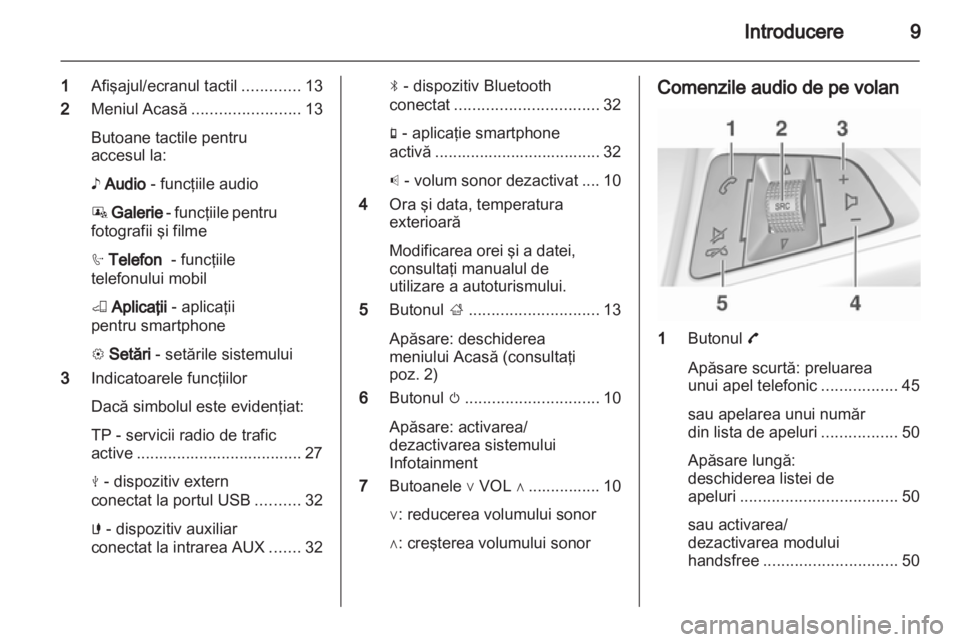 OPEL ADAM 2013.5  Manual pentru sistemul Infotainment (in Romanian) 
