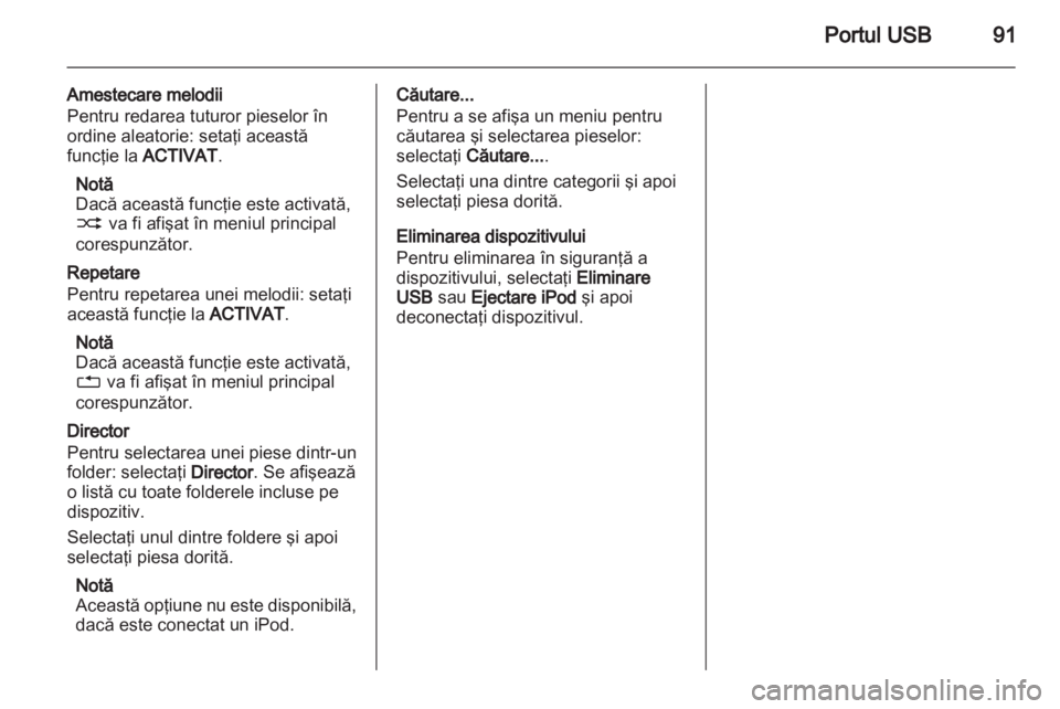 OPEL ADAM 2013.5  Manual pentru sistemul Infotainment (in Romanian) 