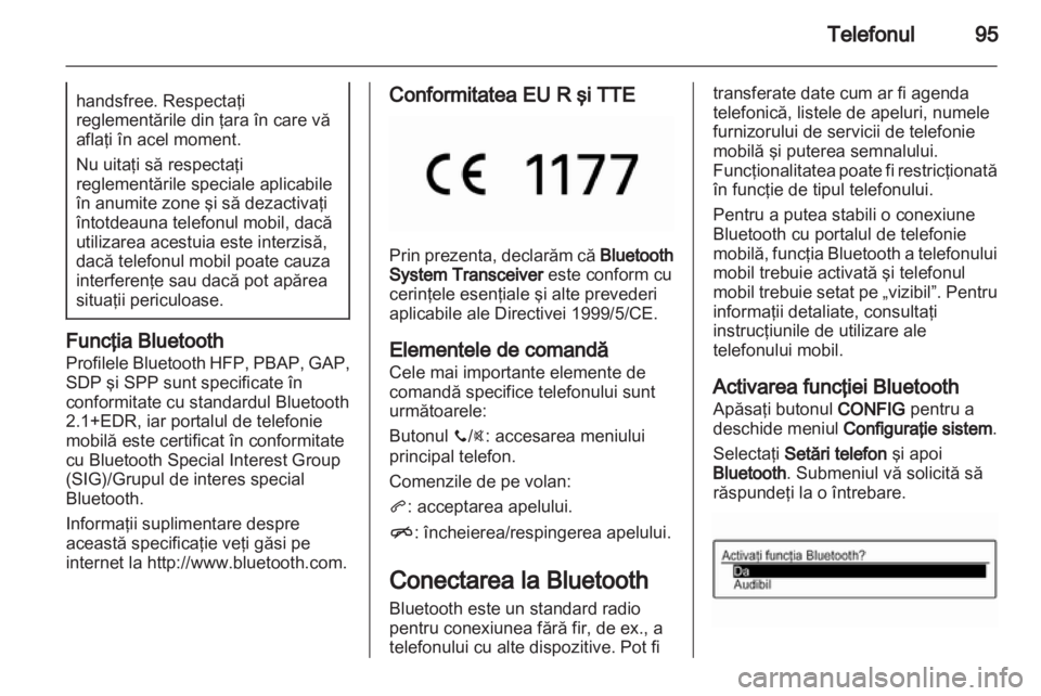 OPEL ADAM 2013.5  Manual pentru sistemul Infotainment (in Romanian) 