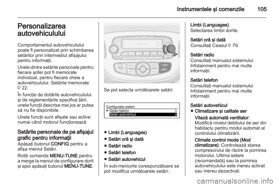 OPEL ADAM 2013.5  Manual de utilizare (in Romanian) 
