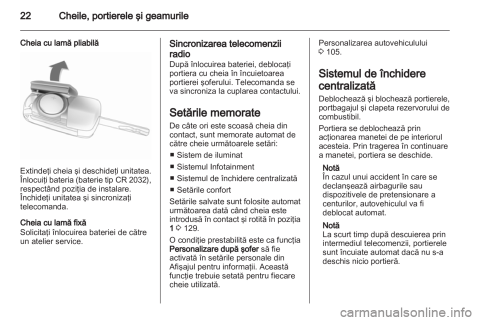 OPEL ADAM 2013.5  Manual de utilizare (in Romanian) 