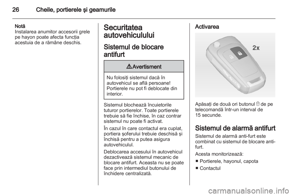 OPEL ADAM 2013.5  Manual de utilizare (in Romanian) 