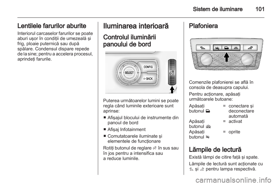 OPEL AMPERA 2012  Manual de utilizare (in Romanian) 