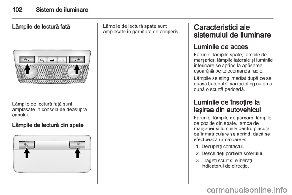 OPEL AMPERA 2012  Manual de utilizare (in Romanian) 