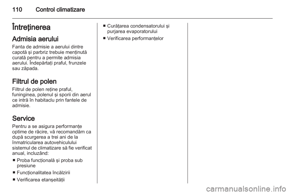 OPEL AMPERA 2012  Manual de utilizare (in Romanian) 