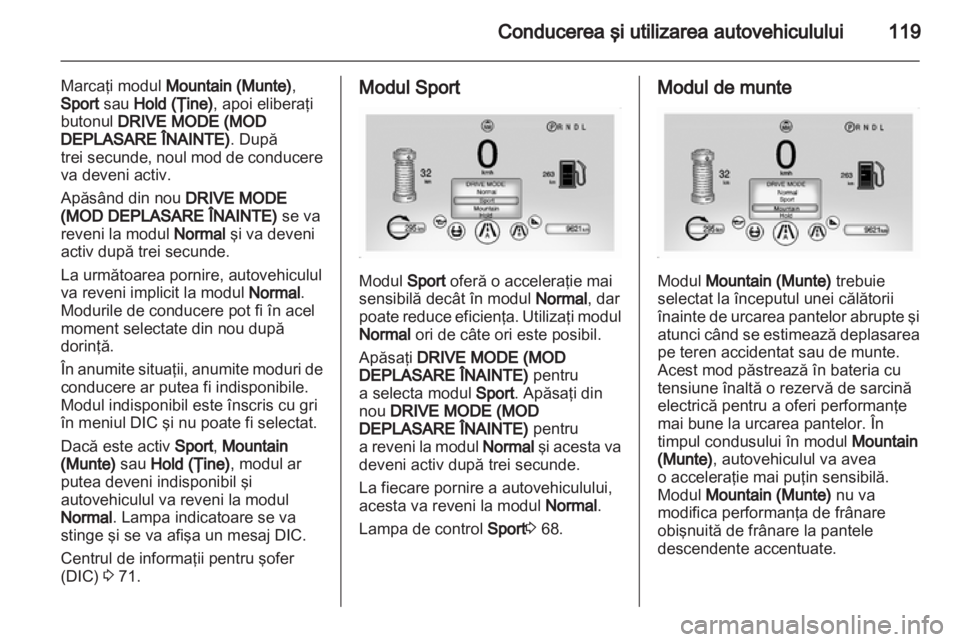 OPEL AMPERA 2012  Manual de utilizare (in Romanian) 