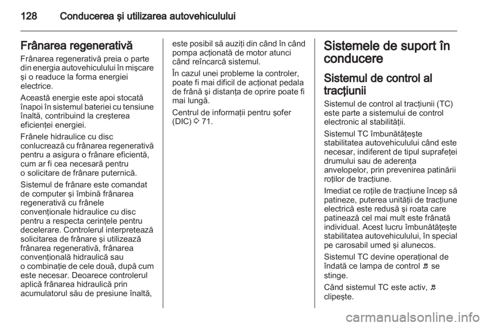 OPEL AMPERA 2012  Manual de utilizare (in Romanian) 
