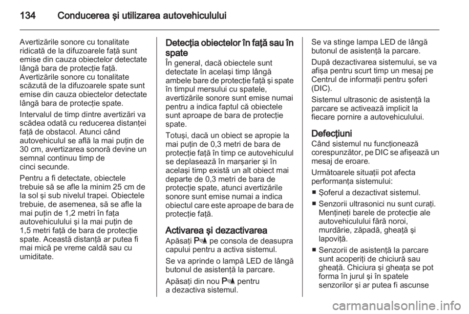 OPEL AMPERA 2012  Manual de utilizare (in Romanian) 