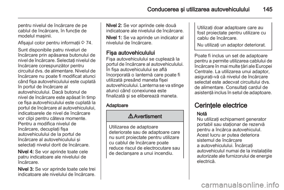 OPEL AMPERA 2012  Manual de utilizare (in Romanian) 
