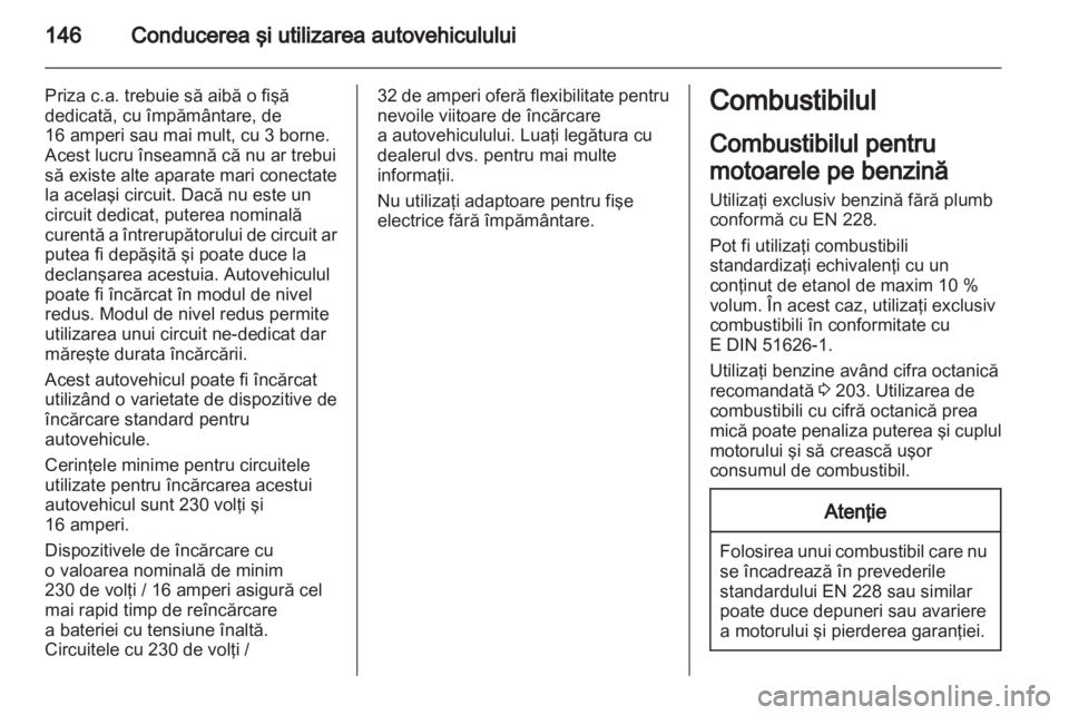 OPEL AMPERA 2012  Manual de utilizare (in Romanian) 