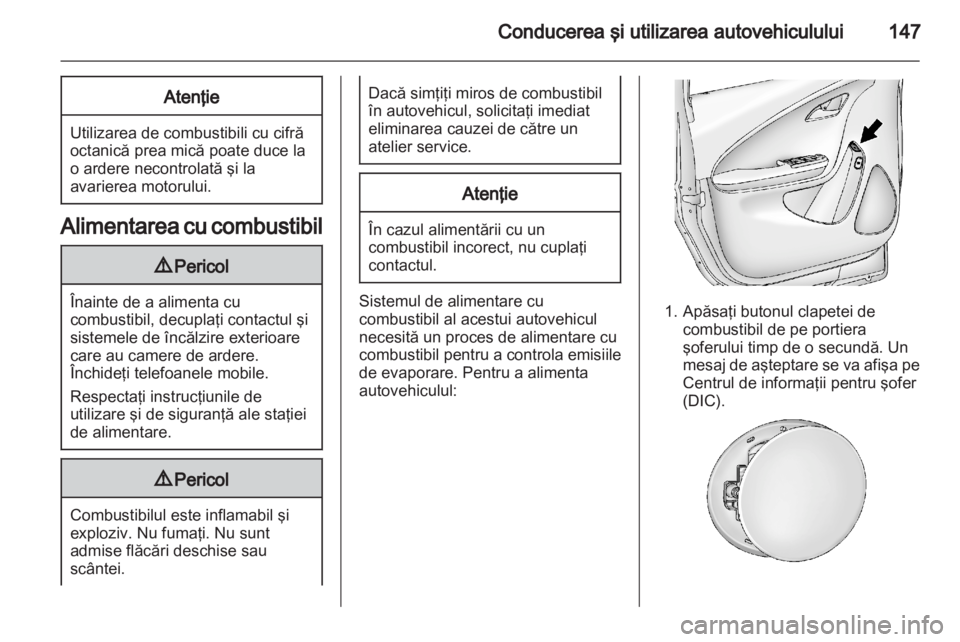 OPEL AMPERA 2012  Manual de utilizare (in Romanian) 