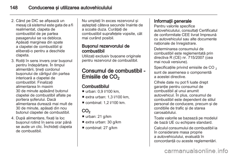 OPEL AMPERA 2012  Manual de utilizare (in Romanian) 