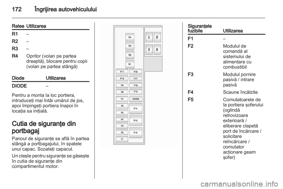 OPEL AMPERA 2012  Manual de utilizare (in Romanian) 