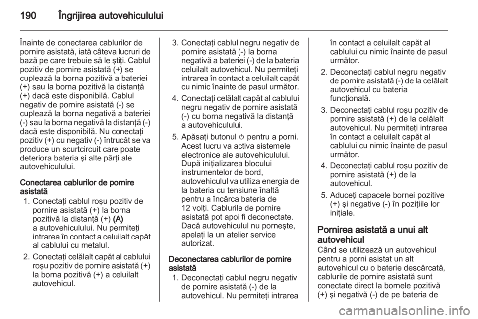 OPEL AMPERA 2012  Manual de utilizare (in Romanian) 