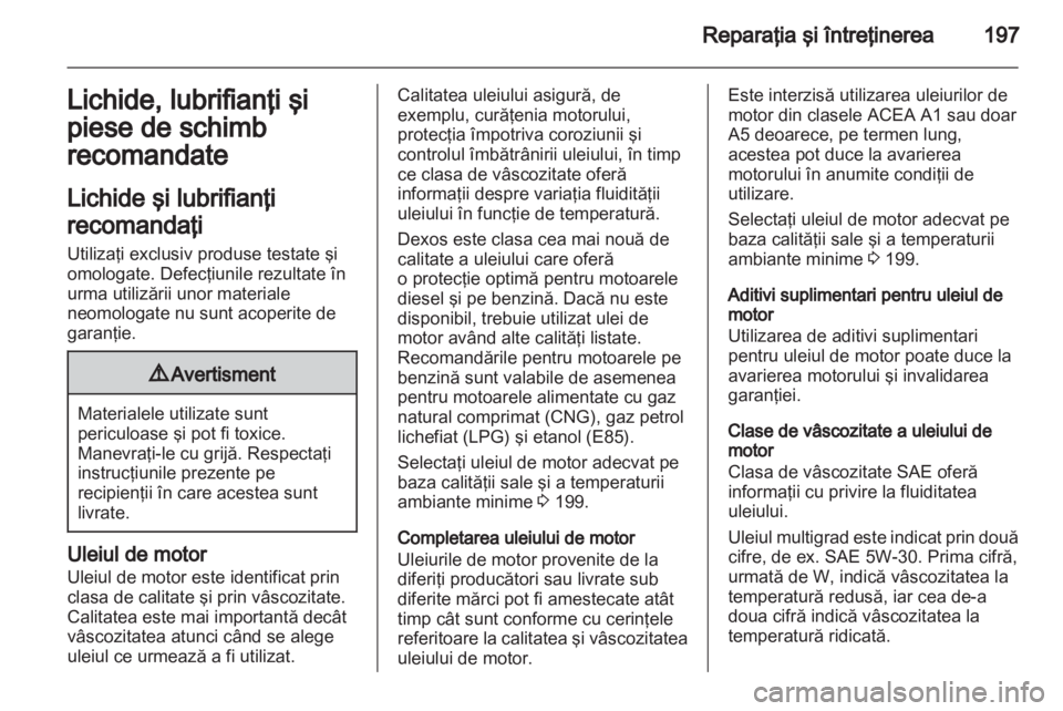 OPEL AMPERA 2012  Manual de utilizare (in Romanian) 