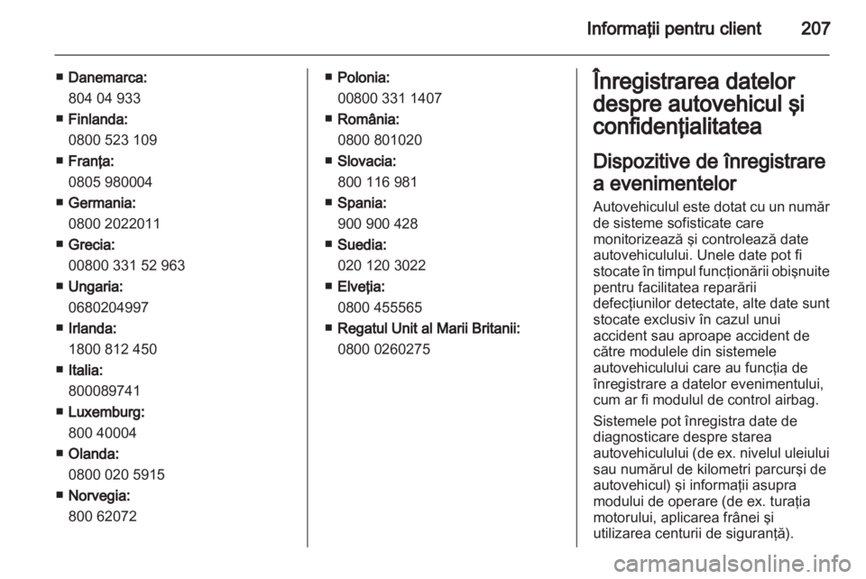 OPEL AMPERA 2012  Manual de utilizare (in Romanian) 