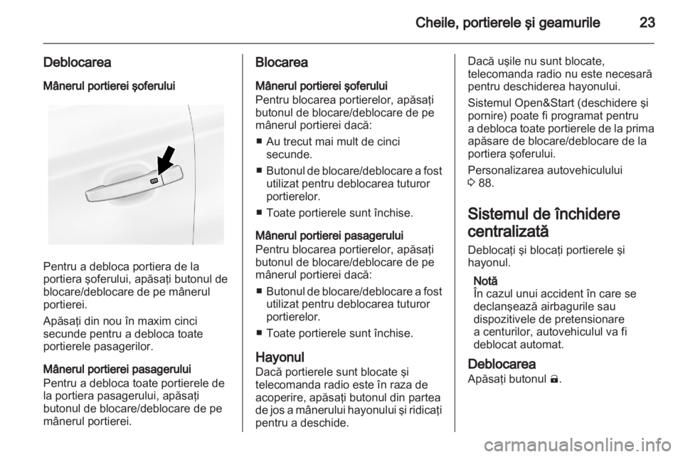 OPEL AMPERA 2012  Manual de utilizare (in Romanian) 