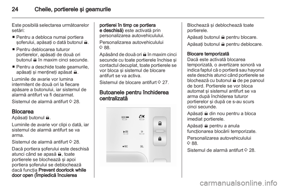 OPEL AMPERA 2012  Manual de utilizare (in Romanian) 