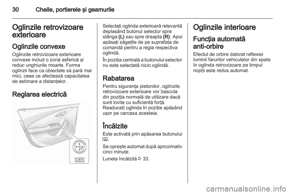 OPEL AMPERA 2012  Manual de utilizare (in Romanian) 