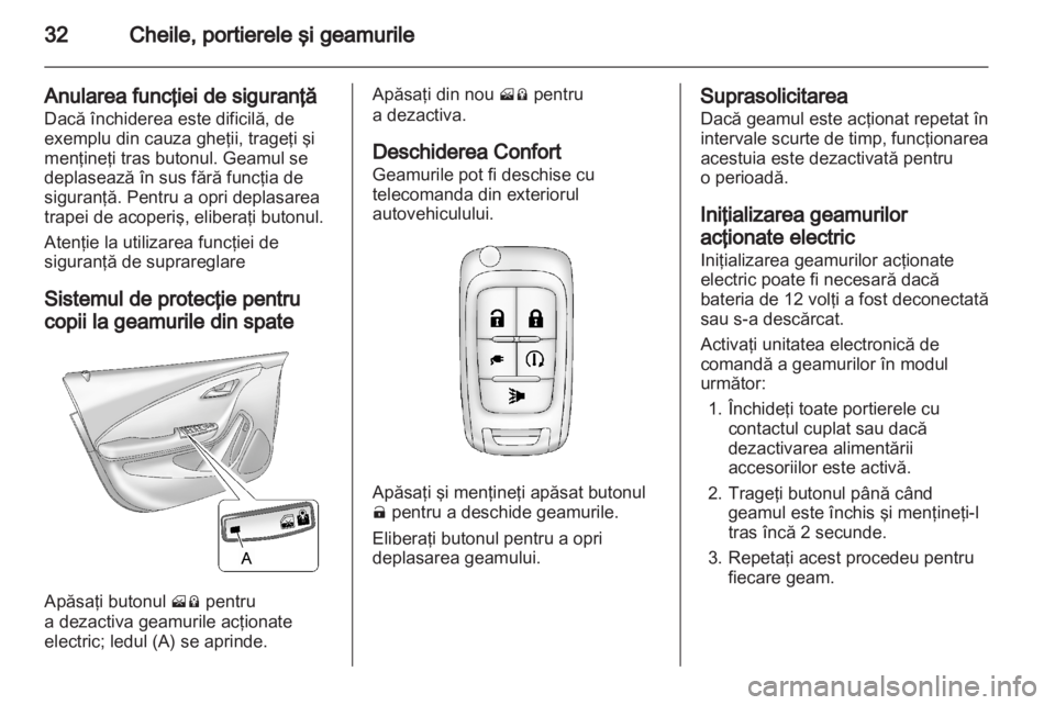 OPEL AMPERA 2012  Manual de utilizare (in Romanian) 