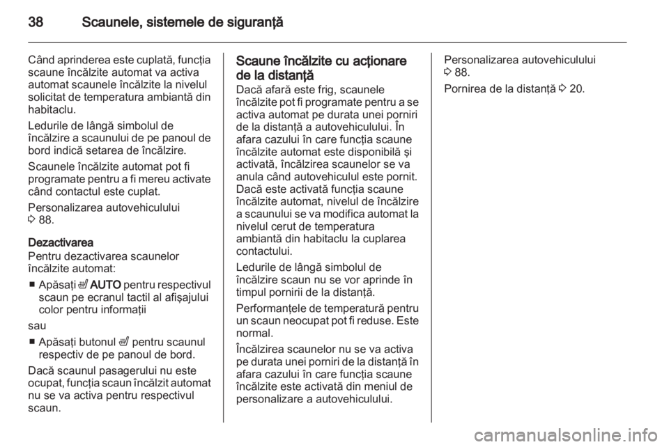 OPEL AMPERA 2012  Manual de utilizare (in Romanian) 