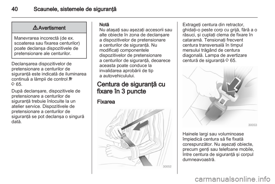 OPEL AMPERA 2012  Manual de utilizare (in Romanian) 