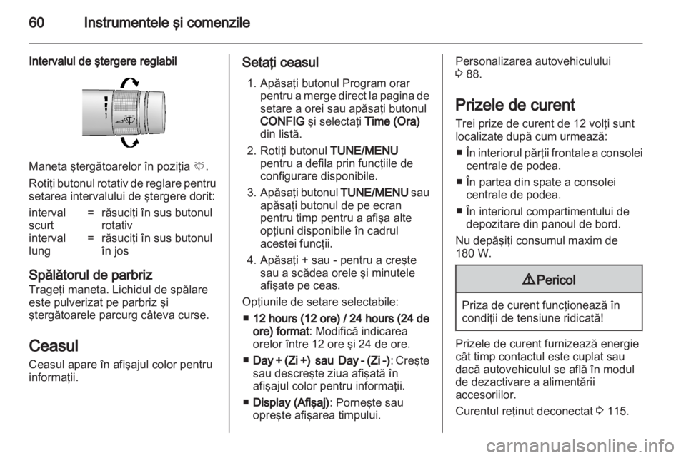 OPEL AMPERA 2012  Manual de utilizare (in Romanian) 