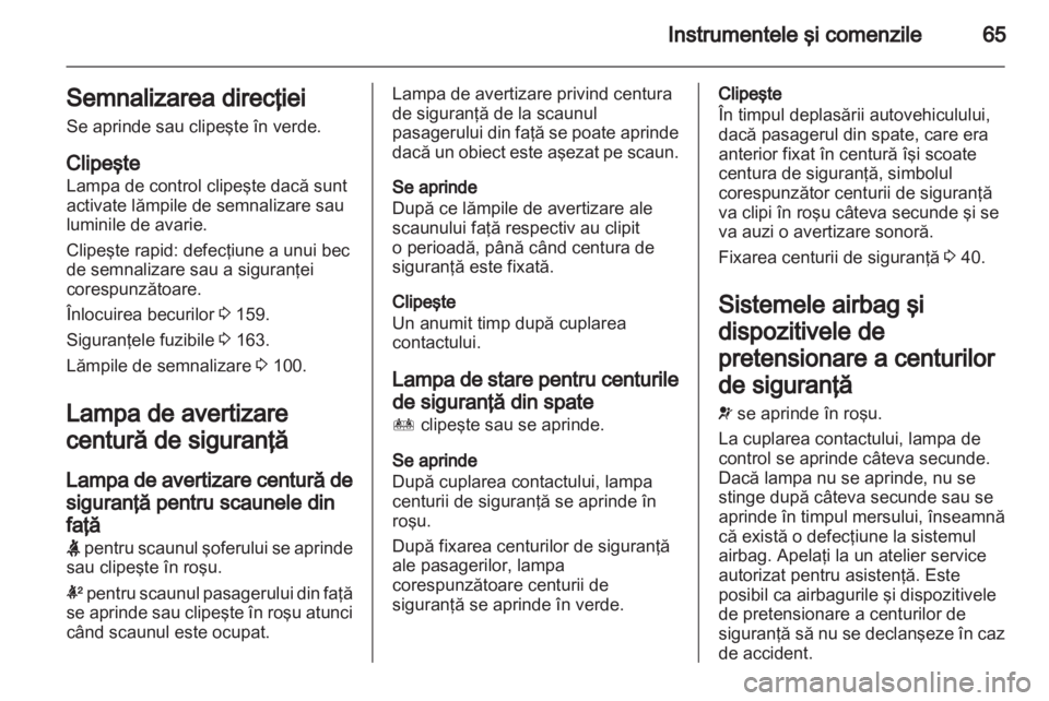 OPEL AMPERA 2012  Manual de utilizare (in Romanian) 
