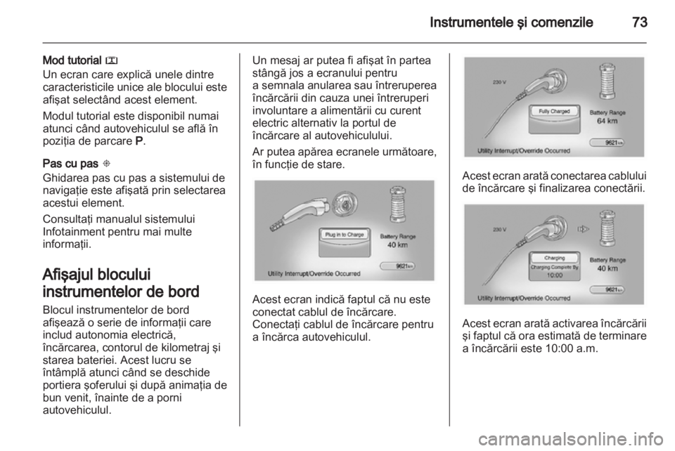 OPEL AMPERA 2012  Manual de utilizare (in Romanian) 