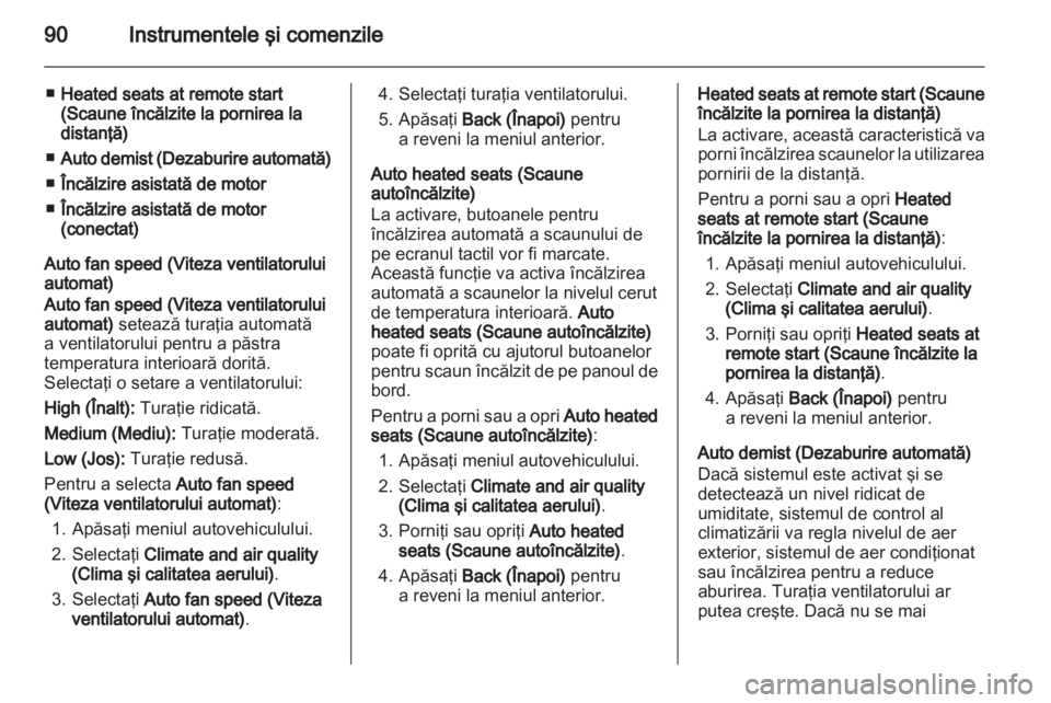 OPEL AMPERA 2012  Manual de utilizare (in Romanian) 
