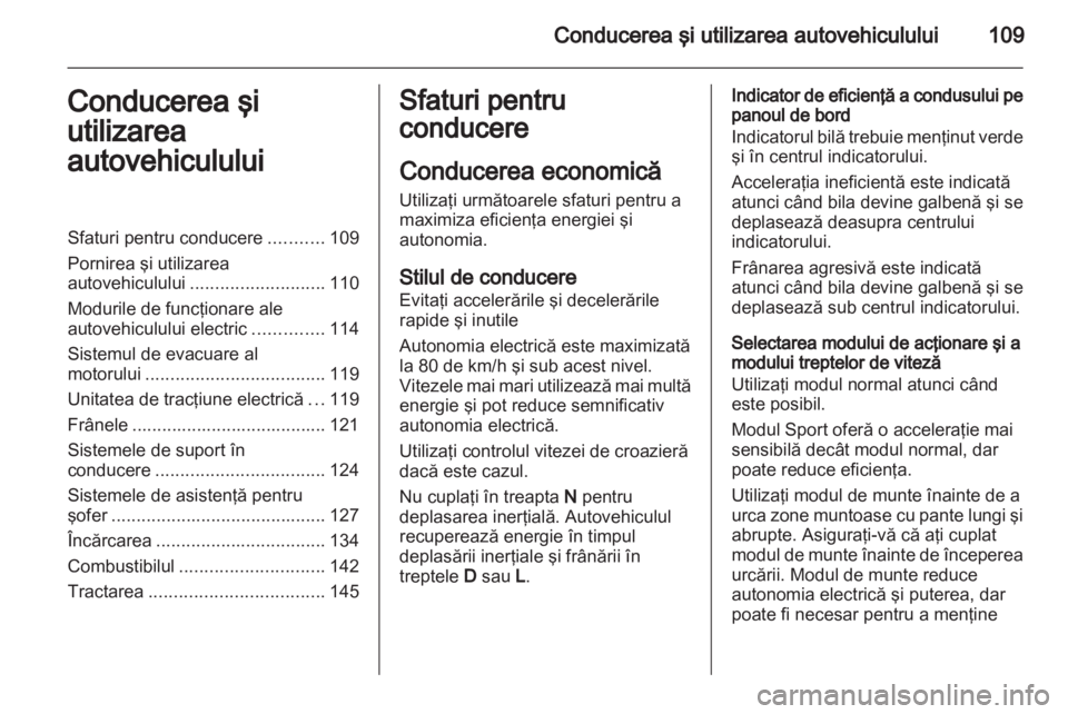 OPEL AMPERA 2012.5  Manual de utilizare (in Romanian) 