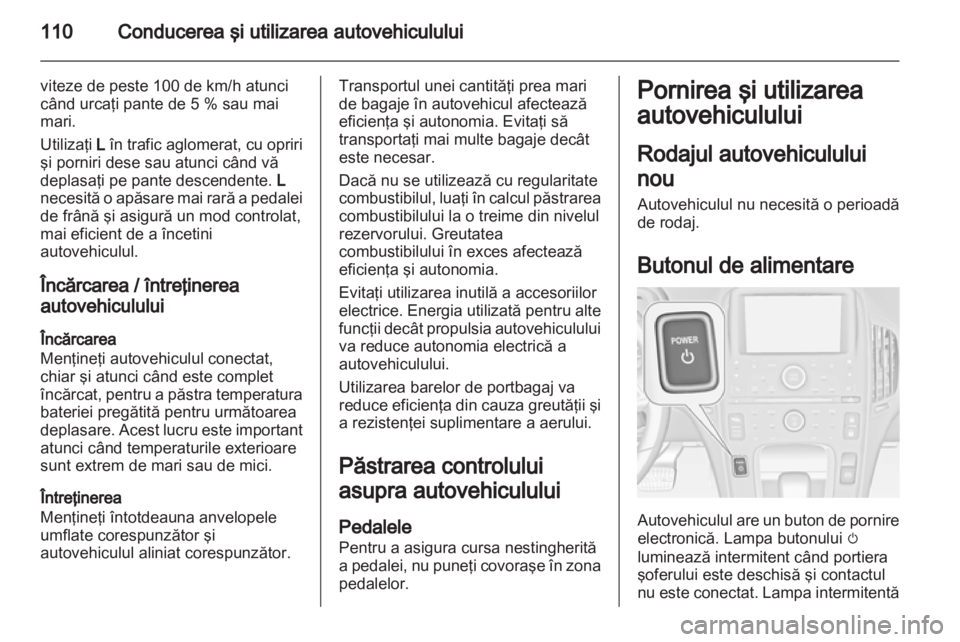 OPEL AMPERA 2012.5  Manual de utilizare (in Romanian) 