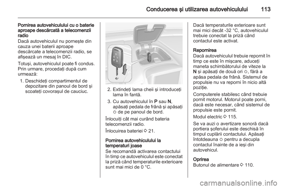 OPEL AMPERA 2012.5  Manual de utilizare (in Romanian) 