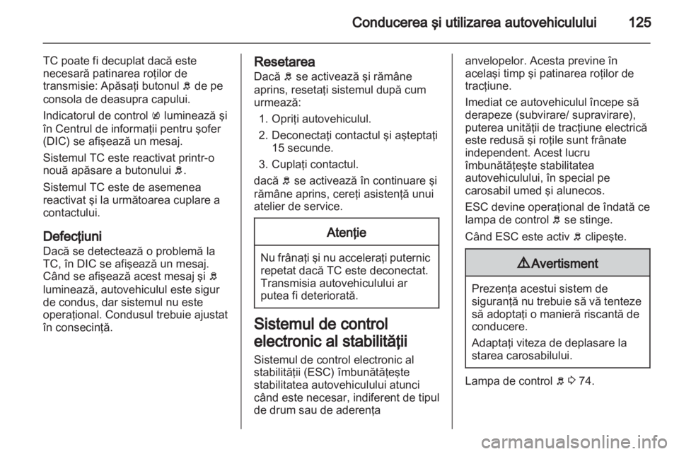 OPEL AMPERA 2012.5  Manual de utilizare (in Romanian) 