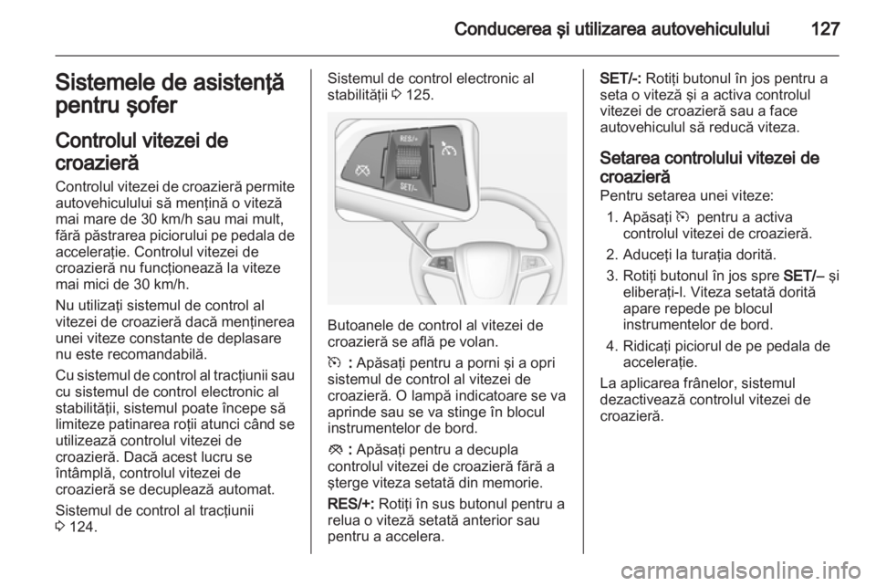 OPEL AMPERA 2012.5  Manual de utilizare (in Romanian) 