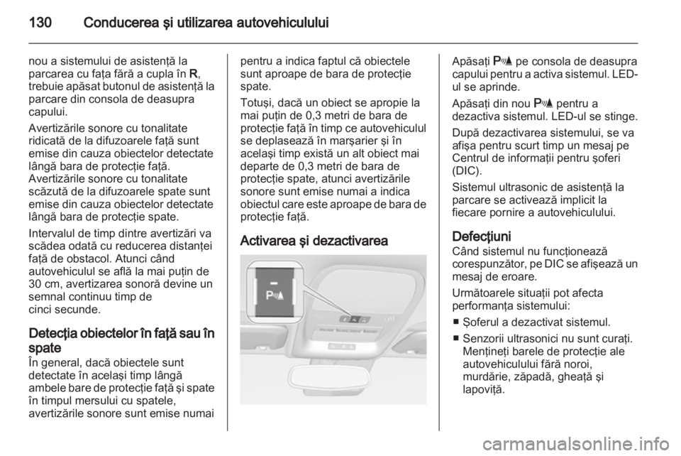 OPEL AMPERA 2012.5  Manual de utilizare (in Romanian) 