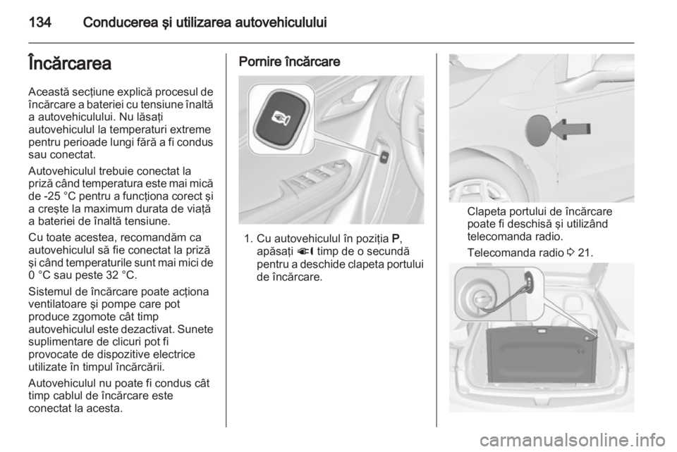 OPEL AMPERA 2012.5  Manual de utilizare (in Romanian) 