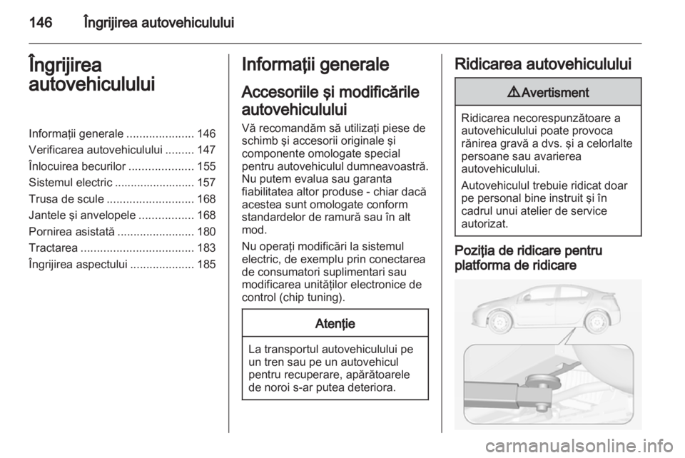 OPEL AMPERA 2012.5  Manual de utilizare (in Romanian) 
