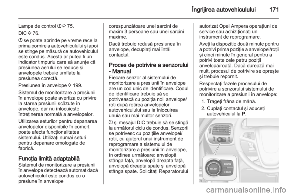 OPEL AMPERA 2012.5  Manual de utilizare (in Romanian) 
