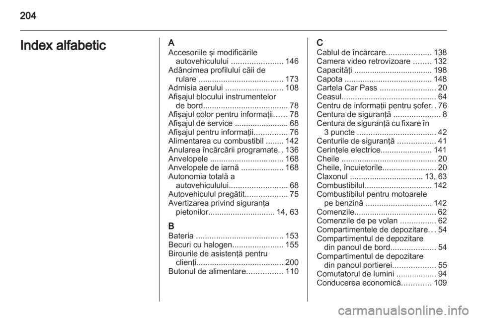 OPEL AMPERA 2012.5  Manual de utilizare (in Romanian) 
