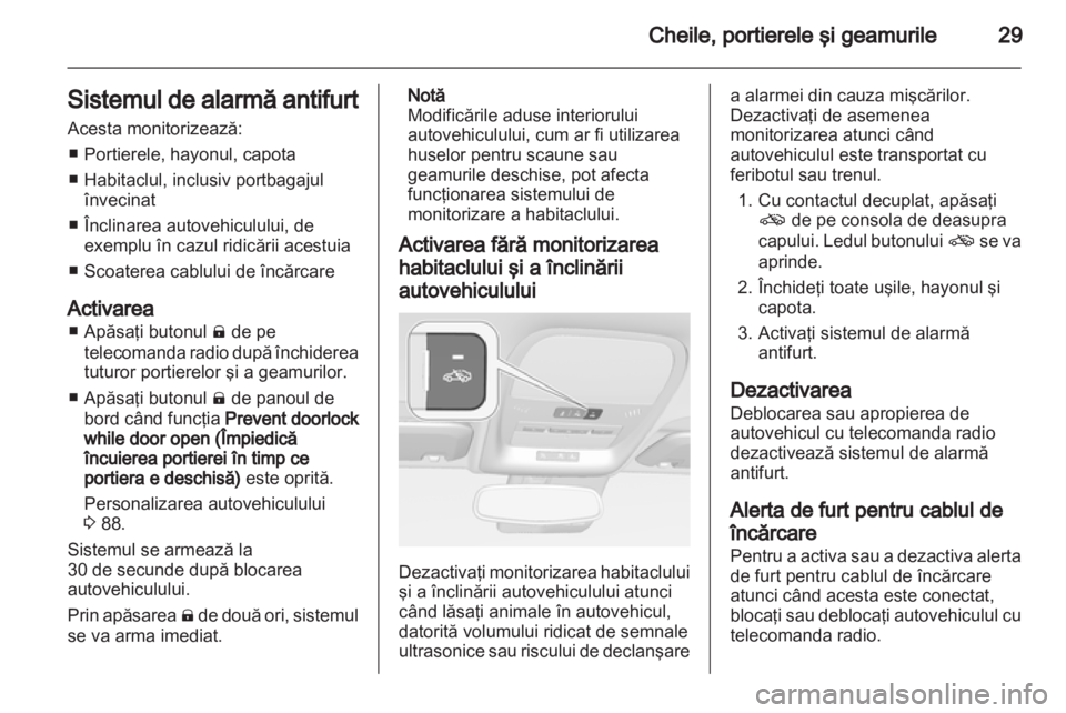 OPEL AMPERA 2012.5  Manual de utilizare (in Romanian) 