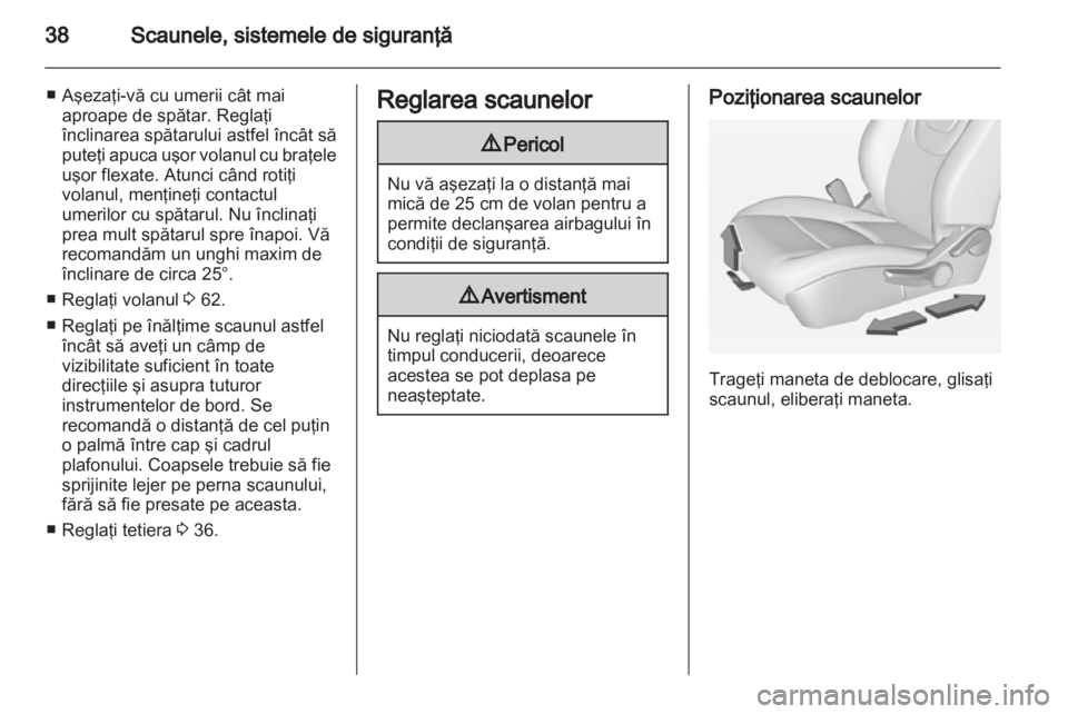 OPEL AMPERA 2012.5  Manual de utilizare (in Romanian) 