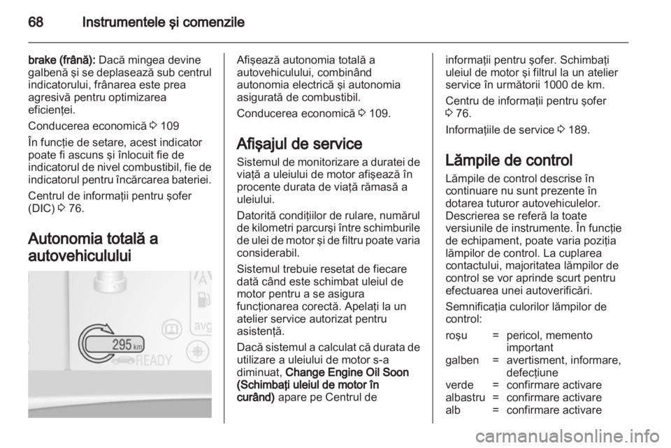OPEL AMPERA 2012.5  Manual de utilizare (in Romanian) 