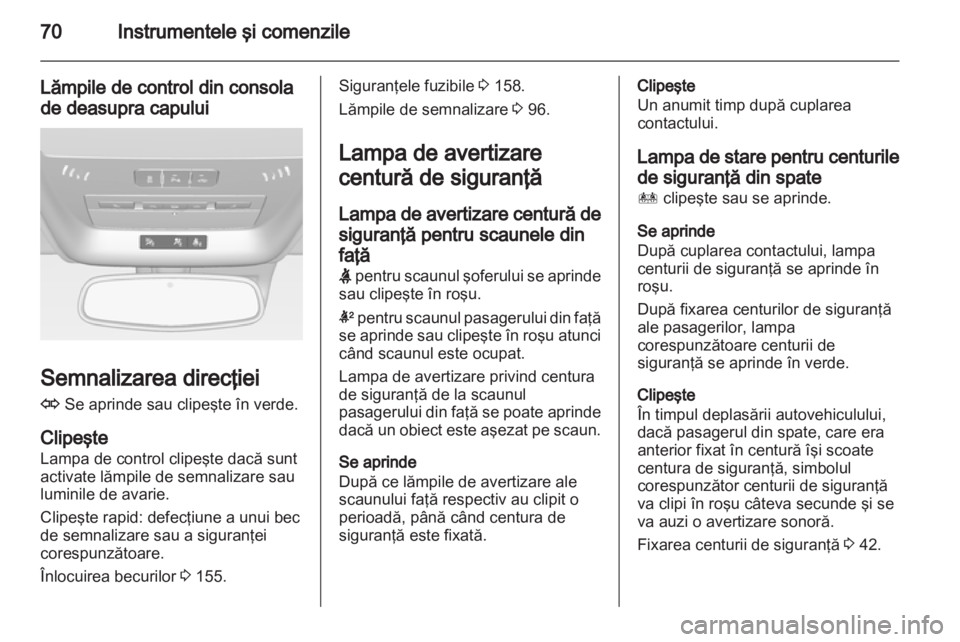 OPEL AMPERA 2012.5  Manual de utilizare (in Romanian) 
