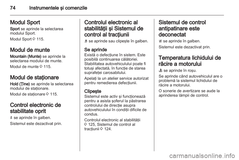 OPEL AMPERA 2012.5  Manual de utilizare (in Romanian) 