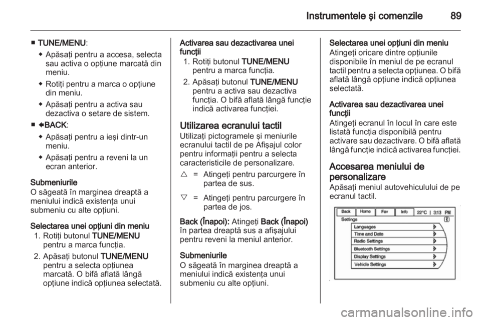 OPEL AMPERA 2012.5  Manual de utilizare (in Romanian) 