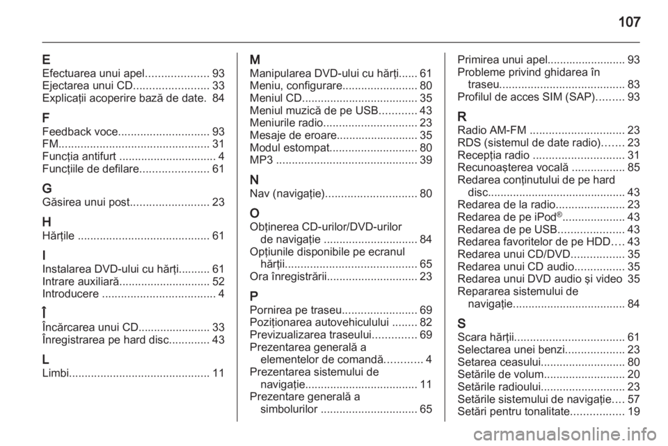 OPEL AMPERA 2013  Manual pentru sistemul Infotainment (in Romanian) 
