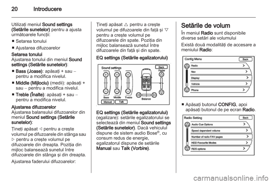 OPEL AMPERA 2013  Manual pentru sistemul Infotainment (in Romanian) 