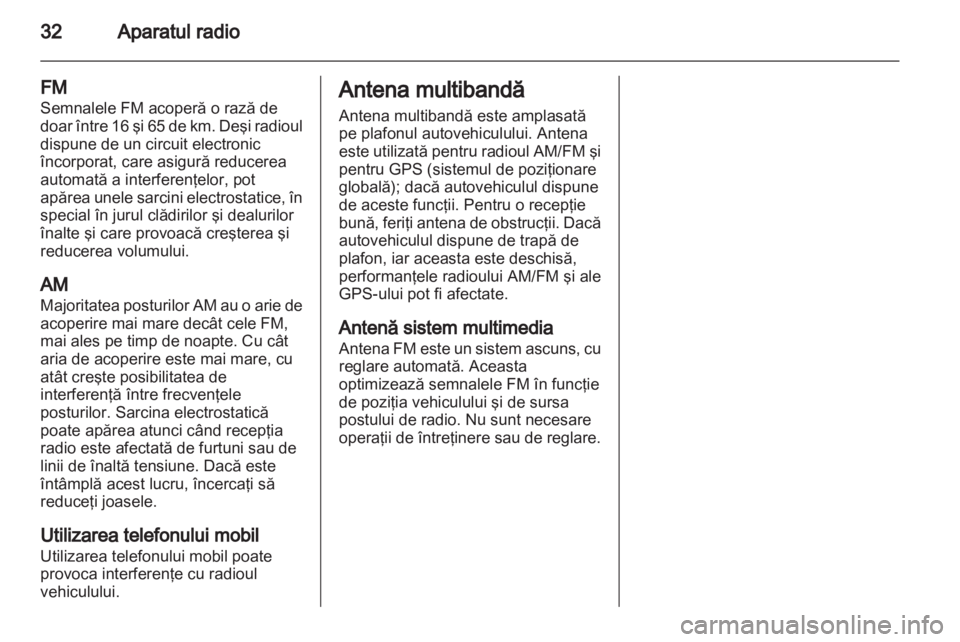OPEL AMPERA 2013  Manual pentru sistemul Infotainment (in Romanian) 
